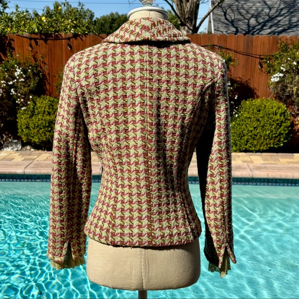 CAbi Checkered Wool Blazer Jacket - Picture 7 of 7